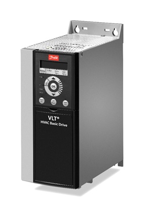 Преобразователь частоты VLT HVAC Basic Drive FC 101 7,5 кВт, ~380-480 В, IP 54, встроенная панель, РЧ фильтр класса A1/B (улучшенный)