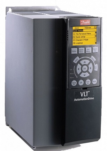 Преобразователь частоты VLT AutomationDrive FC 301 18,5 кВт, ~380-480 В, тормозной транзистор, IP 20, встроенная панель, улучшенное покрытие плат