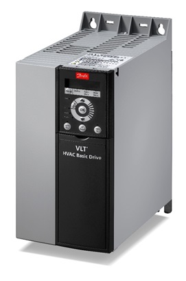 Преобразователь частоты VLT HVAC Basic Drive FC 101 11 кВт, ~380-480 В, IP 54, встроенная панель, базовая модификация